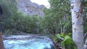 Поход. Рыбалка в Горах Кыргызстана. Форель. Трофей.