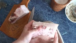 Рецепт: Сало по-белоруски и Хлеб подсолнечный