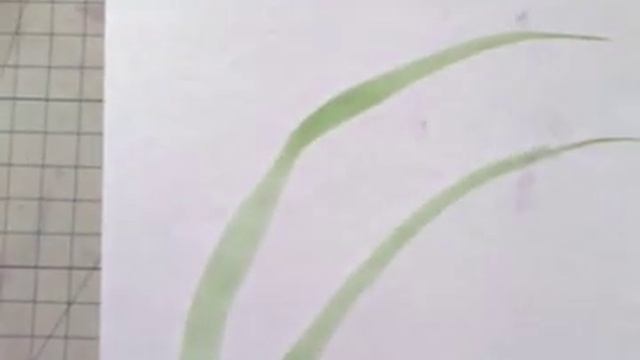 Как рисовать траву акварелью, рисуем с детьми смотреть онлайн