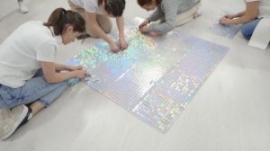 Фотозона из Пайеток - своими руками!