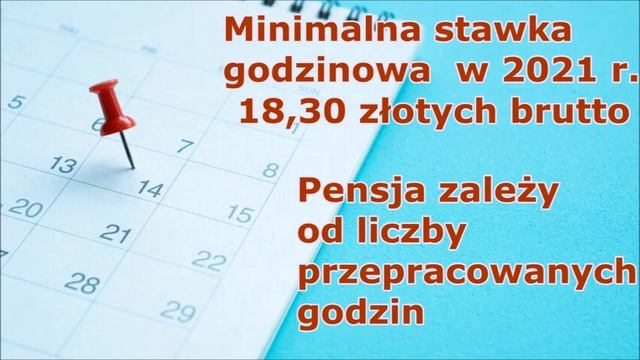 2021. Минимальная зарплата в Польше/Minimalne wynagrodzenie