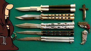 Ножи Бабочки, привет из 90-х! в коллекции складных ножей РИ и СССР / USSR knife collection