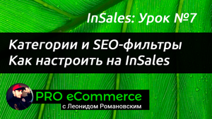 #7 Insales: Категории и SEO-фильтры. Как настроить категории товаров на Insales?