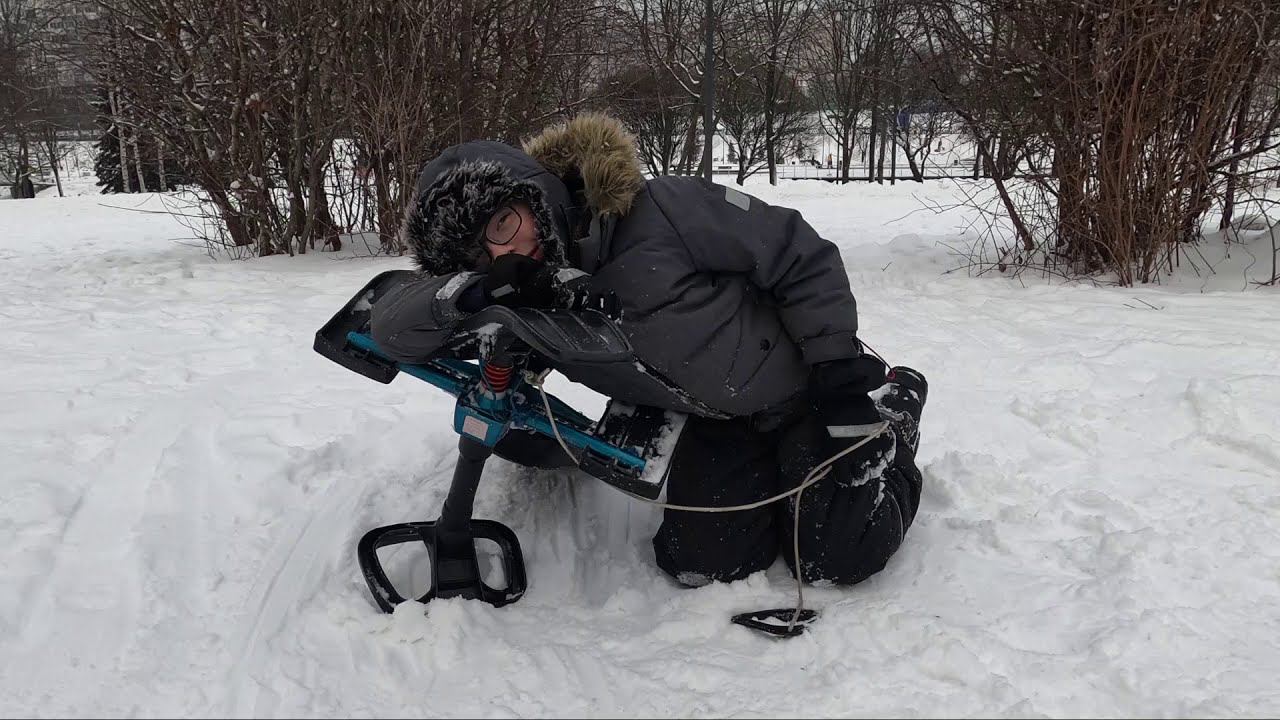 Катаемся на снегокате смотреть онлайн