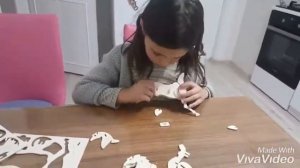 Собираем 3D пазл - лошадка