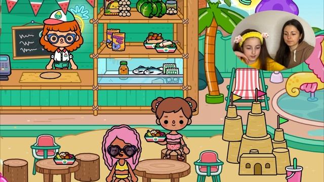 Toca Boca. 24 часа в АКВАПАРКЕ с друзьями! Все СЕКРЕТКИ в Тока Бока смотреть онлайн