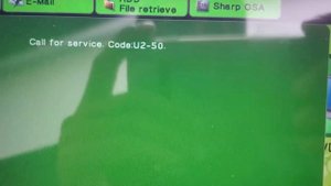 Sharp MX Printer Service Menu Tech Tip: U2 and U1 Error