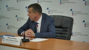 Брифинг представителя предприятия "Энергосбыт Луганск"