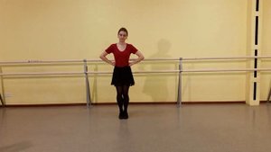 Комбинация "Трилистника" и двойной дроби Русский танец  Самопляс®.Танцы онлайн