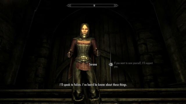 The Elder Scrolls V: Serana after defeating her father смотреть онлайн
