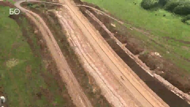 Трасса М12 с высоты птичьего полета. Облет стройки за 5 минут смотреть онлайн