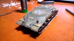 Моделирование, танк ИС 7 из бумаги (Часть 3)