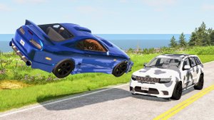Автомобильные аварии на высокой скорости #102 - BeamNG Drive