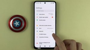 How to enable/disable Bluetooth Network Sharing on Xiaomi Redmi Note 11 Android 12