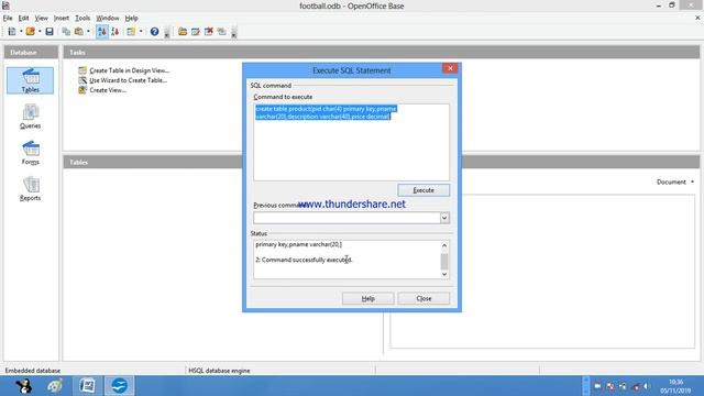 Open Office SQL Commands смотреть онлайн