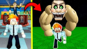 ОСТАЛСЯ на НОЧЬ с АНИМАТРОНИКОМ МИСТЕРОМ ФАННИ в Магазине Игрушек! Escape Mr Funny's ToyShop Roblox
