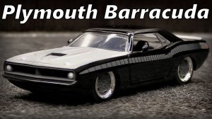 Plymouth Barracuda Модель машины Масштаб 1:32 Jada Мини-копия автомобиля