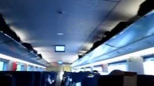 Поезд Сапсан изнутри