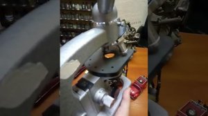 Жирный принос: микроскоп и старинный бронзовый теодолит!