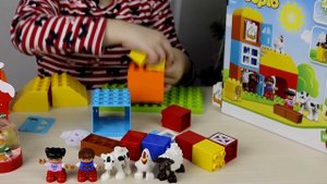 Лего Дупло Моя Первая Ферма Набор Конструктор Обзор #ЛегоДупло Ферма Игрушка Девочке Учимся считать