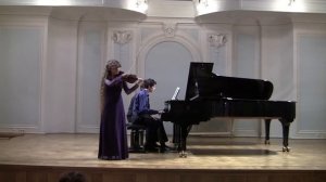 П.Владигеров, Болгарская рапсодия "Вардар". Исп. М.Шиганова (скрипка), Г.Абросов (фортепиано)