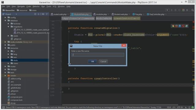 Модульная структура в проекте с использованием фреймворка Laravel.  Часть 2