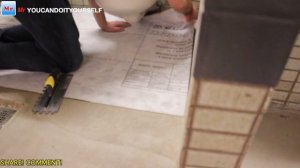 How To Easy Mapeguard 2 Membrane Mapei Installation after Leveling For Tile DIY MrYoucandoityoursel