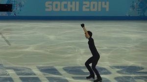 Юдзуру Ханю тренировка ПП 14февраля2014