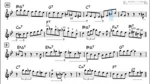 Donna Lee - Easy Solo Example for Tenor Sax