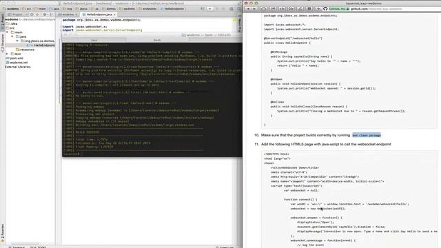 WebSocket Demo for JBoss EAP 6.3 Beta смотреть онлайн