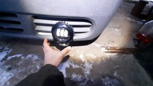 Оpel Vivaro ПТФ мій варіант установки