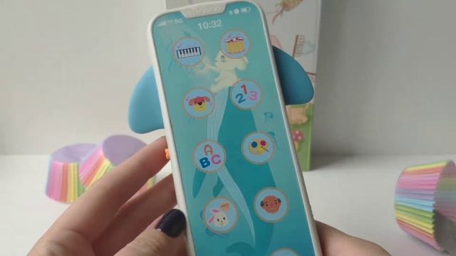 Детский мобильный телефон / Развивающая игрушка на english / Качественная игрушка для малышей смотреть онлайн