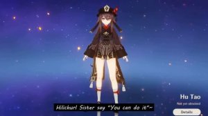 Hu Tao being Hu Tao. 2 Idle Animation + 3 Sing~ (Japanese Dub + Eng Sub)