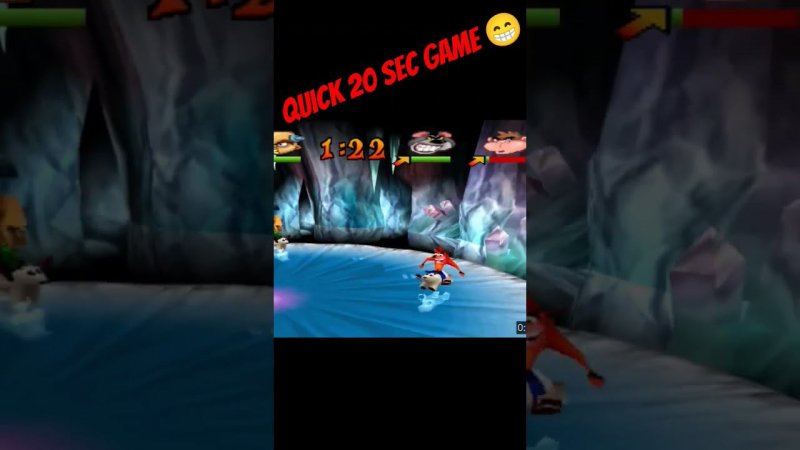 Quick 20 sec game  #retrogaming #ретроигры #crashbandicoot #shortsgaming #gaming #psx #playstation