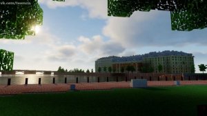 Санкт-Петербург в Minecraft 1 к 1