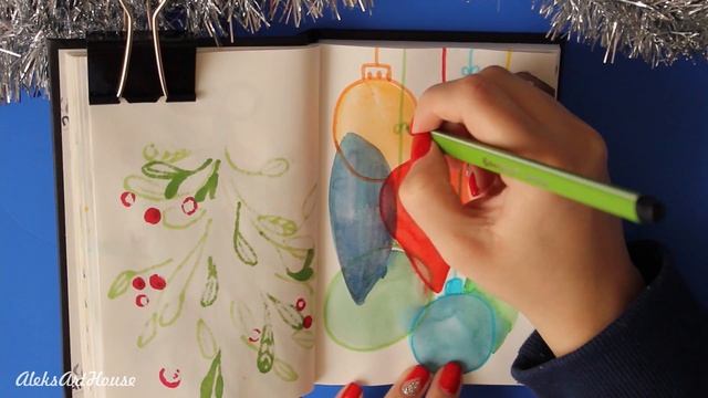 Как нарисовать | Елочные игрушки смотреть онлайн