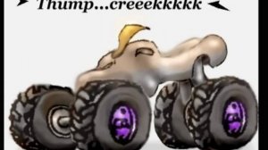 Female TF : Girl into Monster Truck comic sequence