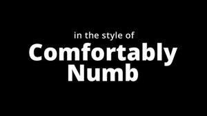 PINK FLOYD :  'Comfortably Numb'  BACKING TRACK B minor (End Solo)