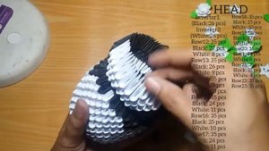 MELODY (KUROMI) 3D ORIGAMI TUTORIAL