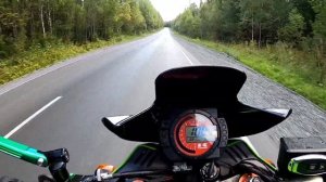Kawasaki Z1000 разгон