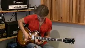 Ben Poole jamming over a David Gilmour style backing