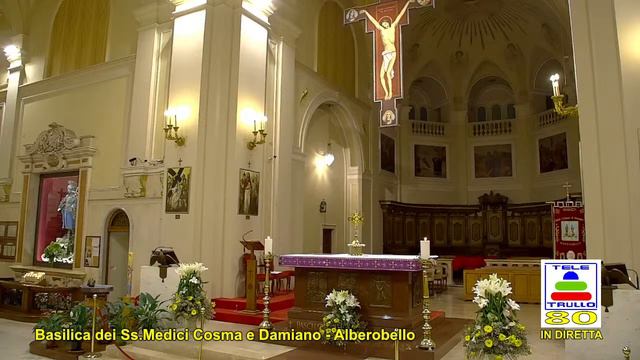 Santa Messa dalla Basilica dei Santi Medici 22/02/2024 ore 18.30 смотреть онлайн