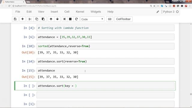 Python 3 Programming Tutorial | #3 Sorting data in Python with lambda function