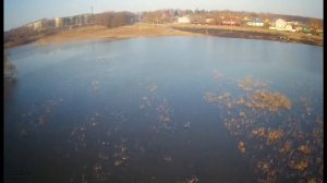 Разлив реки Цна в г Сасово в 2018 г