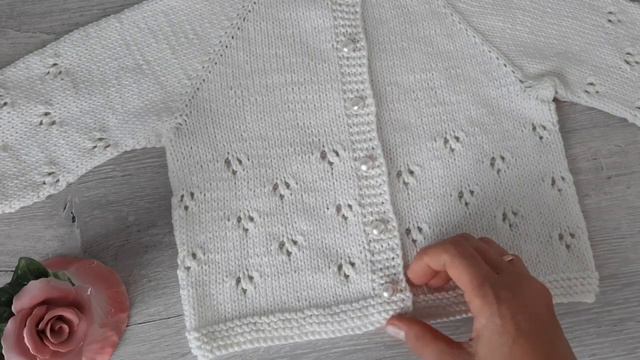 Кофточка для девочки. Как я её вязала. смотреть онлайн