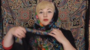 Принимать по капле и закусить "пряником"....Часть 4????? #павловопосадская#шаль#платок#примерки