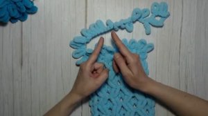 49- Узор «Зигзаг зеркальный»  для пряжи Ализе Пуффи.