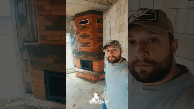 Камин угловой для комнаты отдыха в бане!