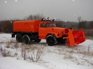 Шнекоротор на шасси ЗИЛ 131 с хранения, одномоторная схема, ЯМЗ 238М, Евро-0, 6х6, ширина 2600мм