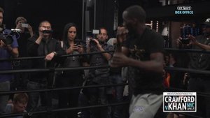 Terence Crawford full media workout | Crawford v Khan